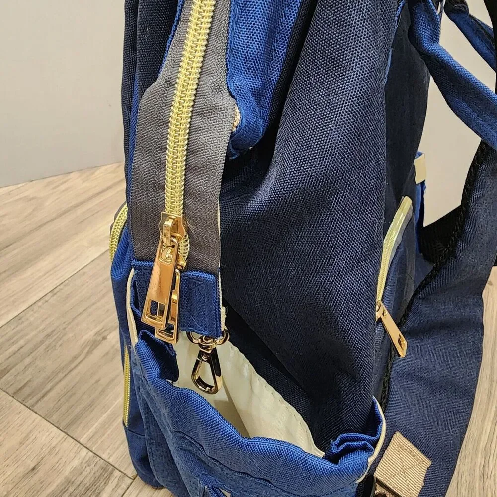 Baby Diaper Bag Maternity Backpack Travel Bag - Dark Blue