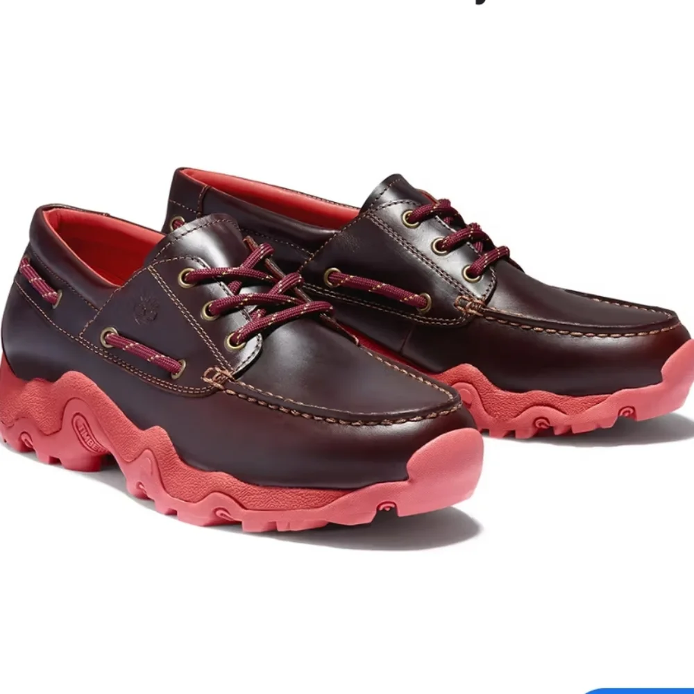 New Size 8 Timberland Men's Brown Rugged Boat Shoes boating oxford
