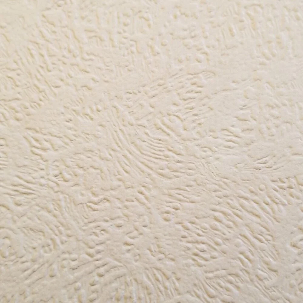 Vintage Wallpaper Sample Sheet Neutral Color Textured Craft Supply Dollhouse