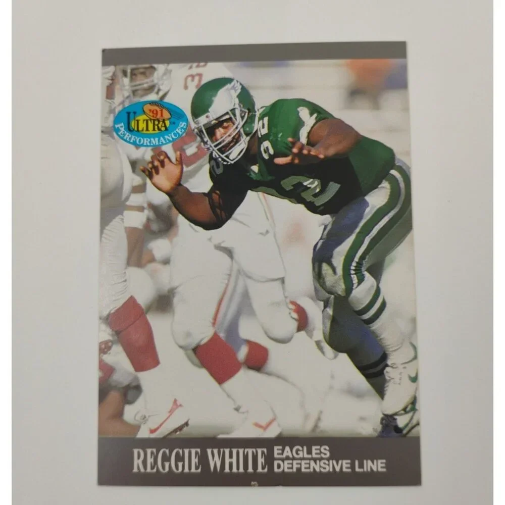 Philadelphia Eagles REGGIE WHITE Performances 1991 Fleer Ultra #10 of 10
