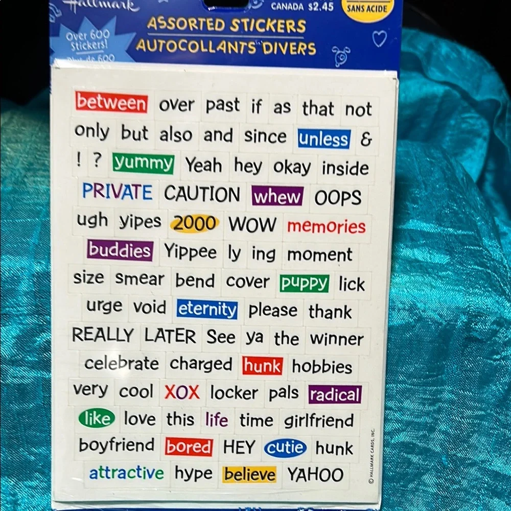 Hallmark colorful assorted