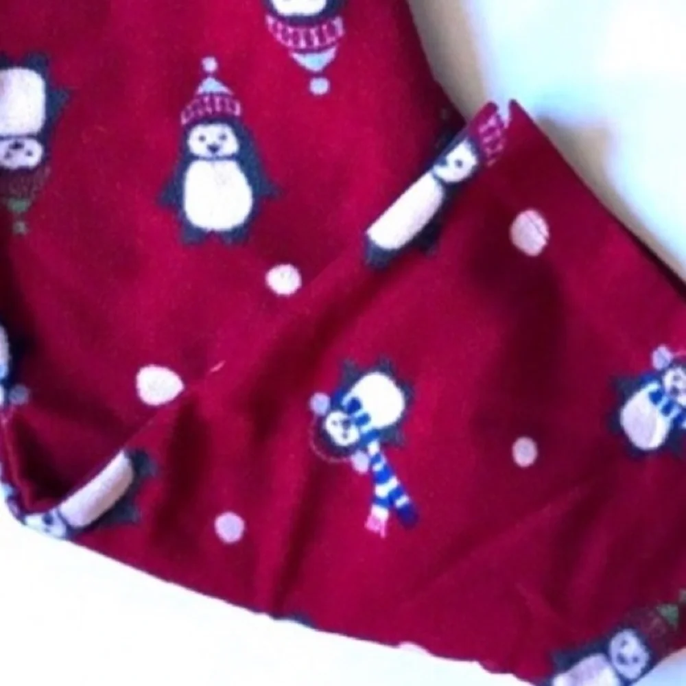 Gap Winter Penguin Fleece Pajama Bottoms