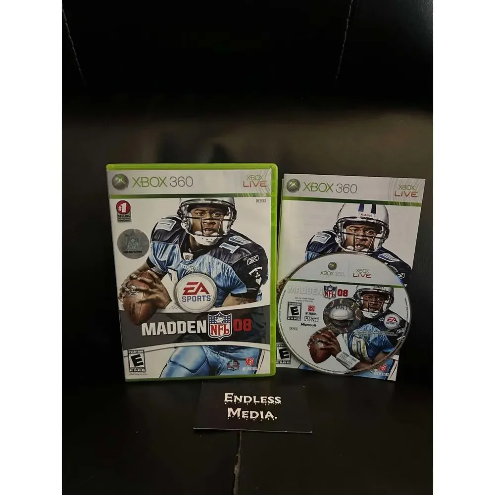Madden 2008 Microsoft Xbox 360 CIB Video Game