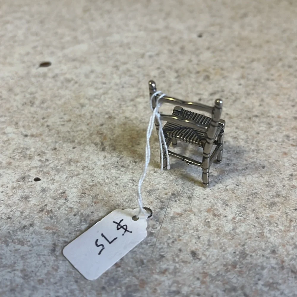 Sterling silver chair