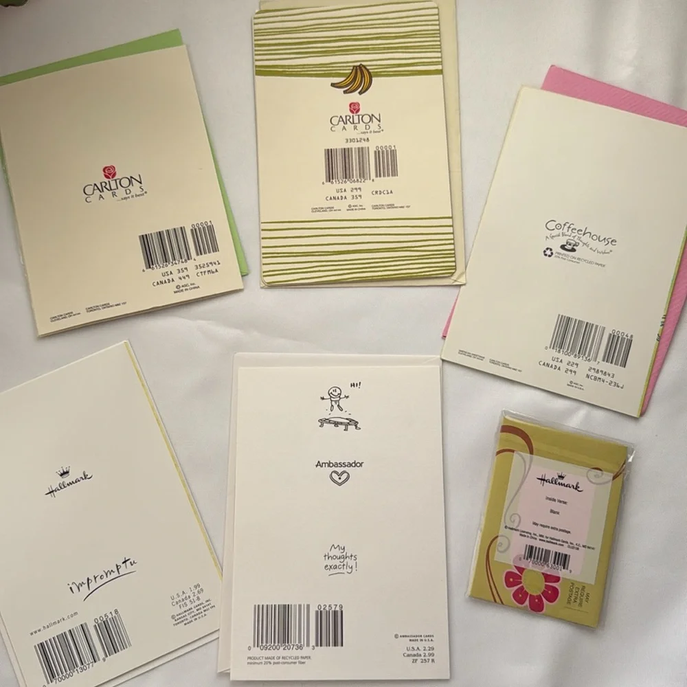 Hallmark unused cards