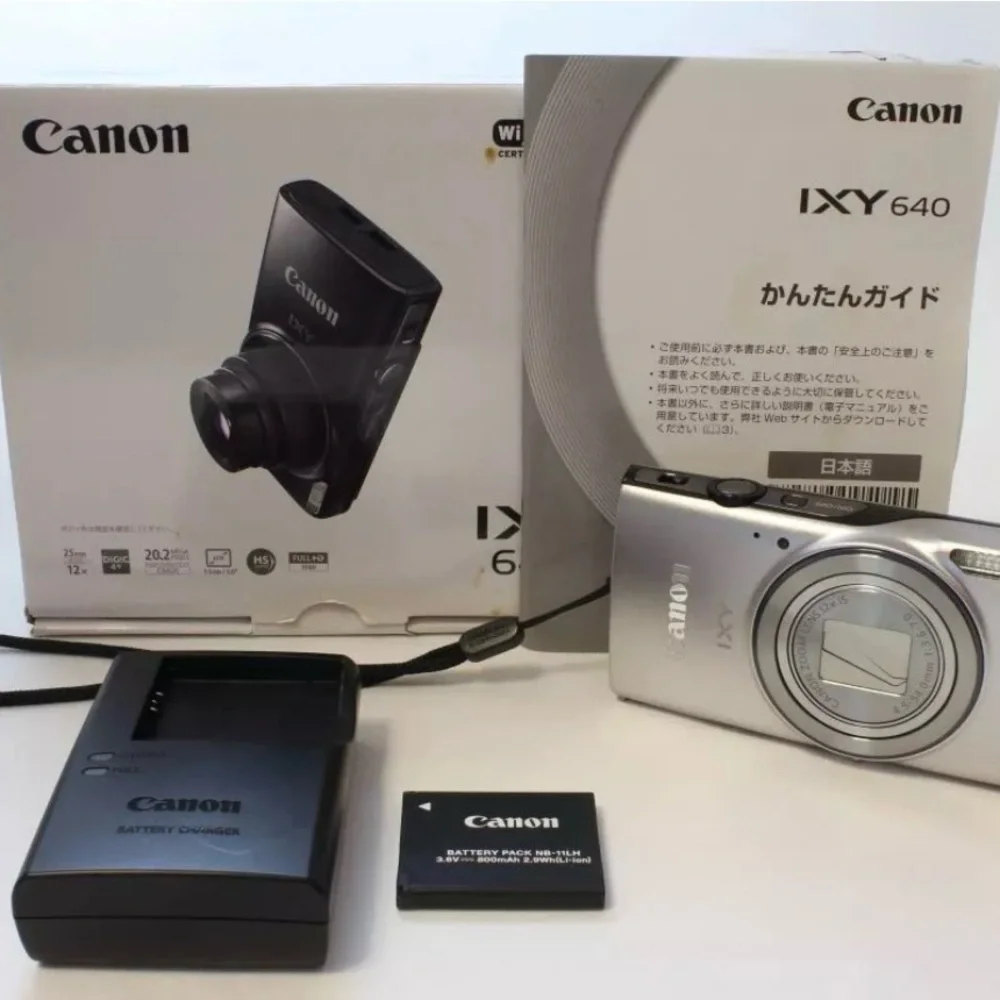 [MINT IN BOX] Canon IXY 640/PowerShot ELPH 350 HS/IXUS 275 HS Silver (English)