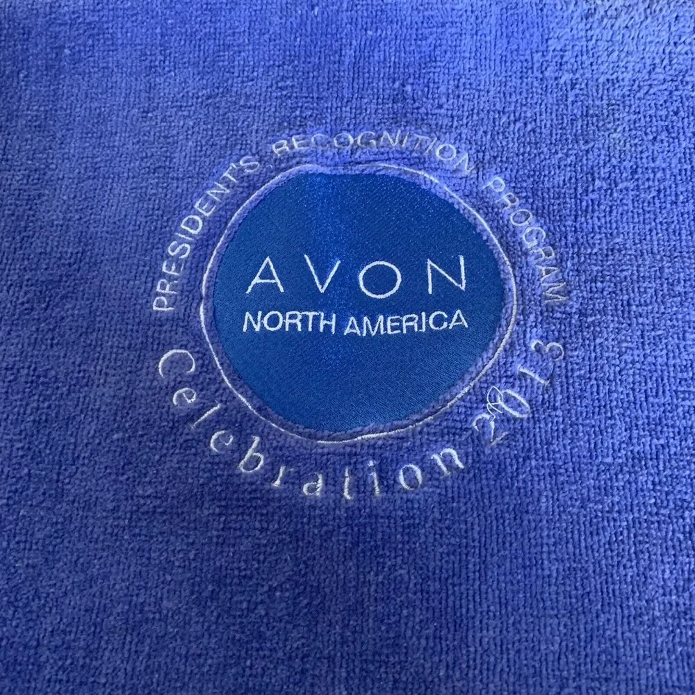 Diplomat North America 2013 Avon Celebration Gift Large Beach Towel Blue