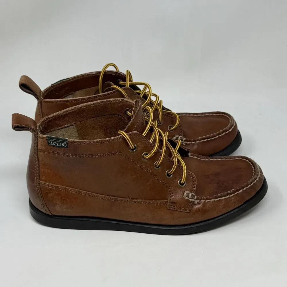 Eastland Seneca Chukka Boots Mens 9 D Brown Leather Casual Preppy Ankle