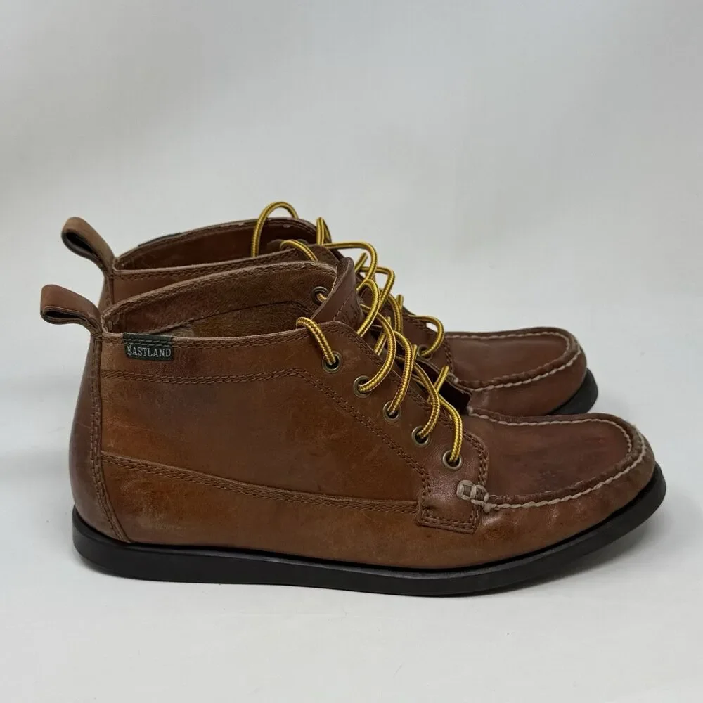 Eastland Seneca Chukka Boots Mens 9 D Brown Leather Casual Preppy Ankle