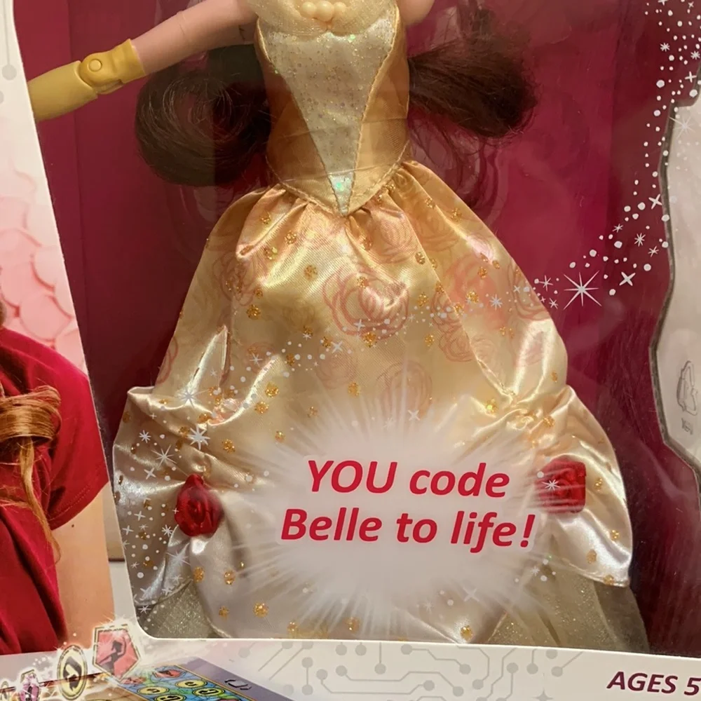 Hasbro Disney Princess Dance Code Belle Dancing Interactive Doll Toy