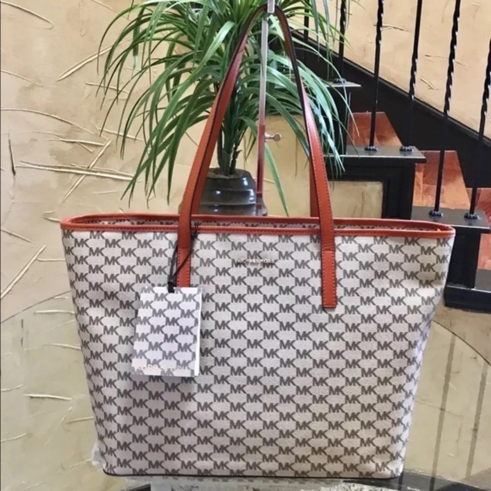 Michael Kors Studio EmryTop Zip Tote Bag
