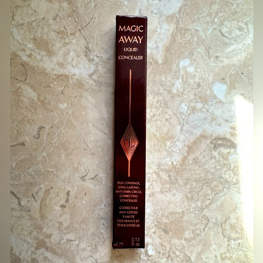 Charlotte Tilbury Magic Away Full Coverage Liquid Concealer - 1 Fair NEW IN BOX