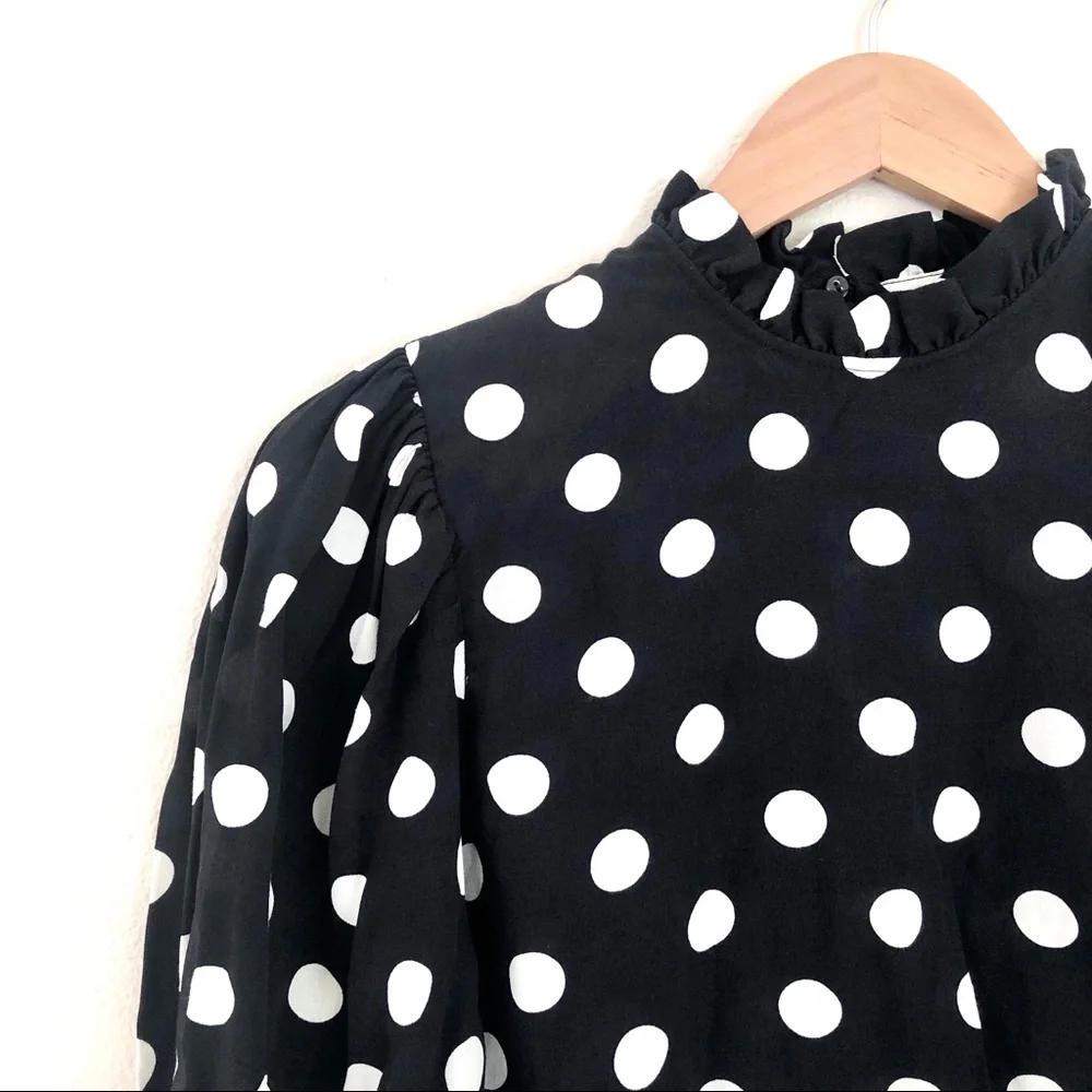 Zara smocked puff