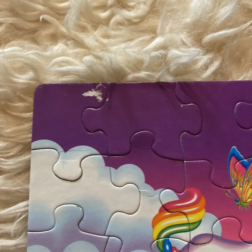 Vintage Lisa Frank 108 Piece Puzzle Colorful Rainbow Bunnies Bear Unicorn OS