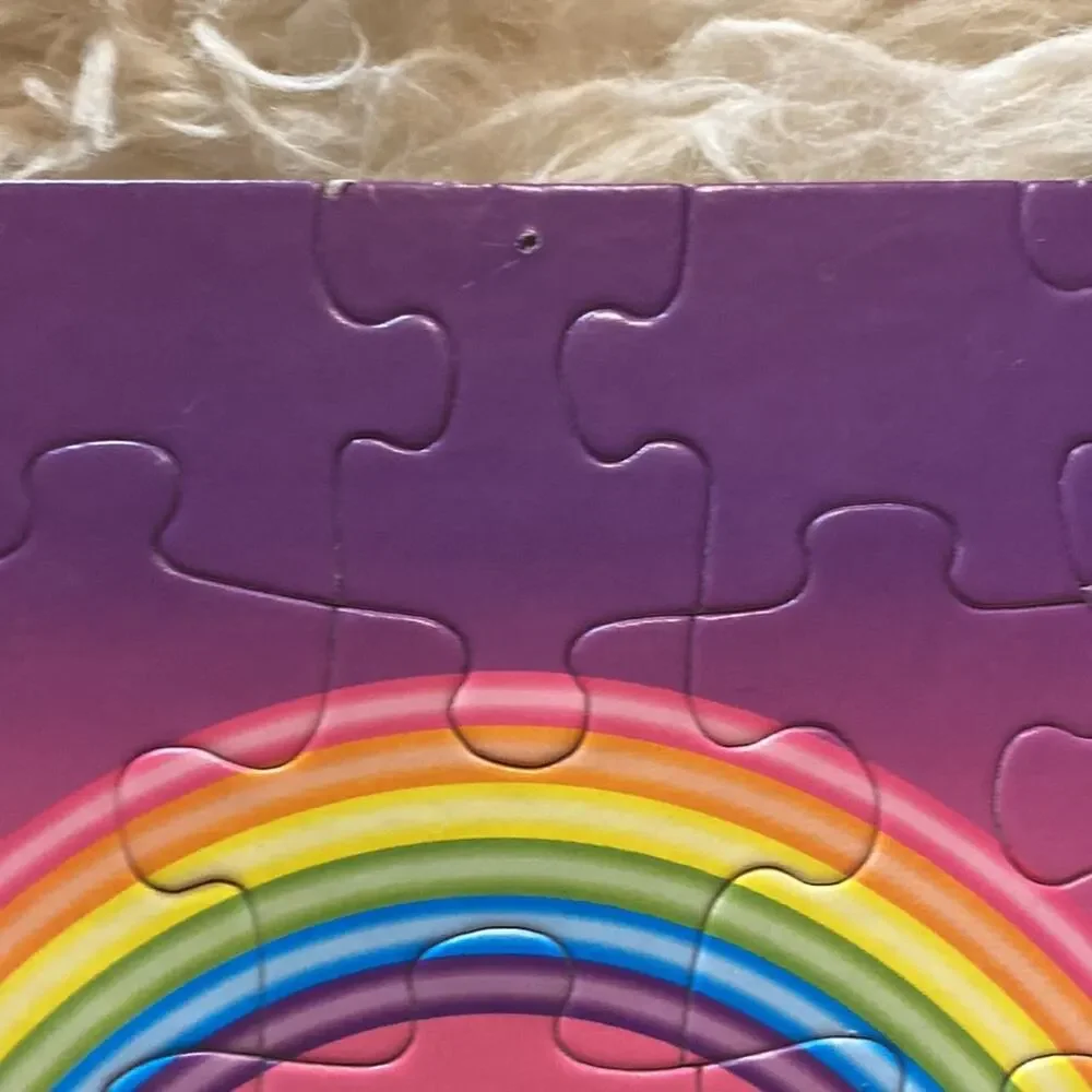 Vintage Lisa Frank 108 Piece Puzzle Colorful Rainbow Bunnies Bear Unicorn OS