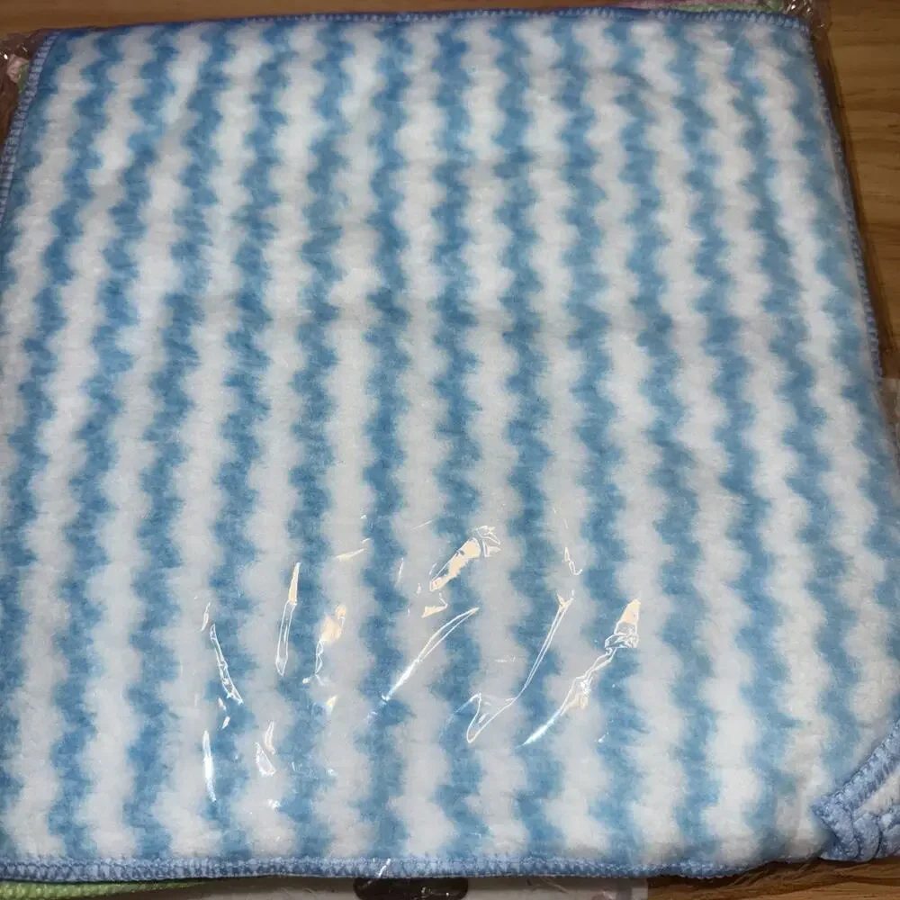 Set Of 10 Coral Fleece Dish Cloths Face Cloths With Bound Edges 9 In X 9 In