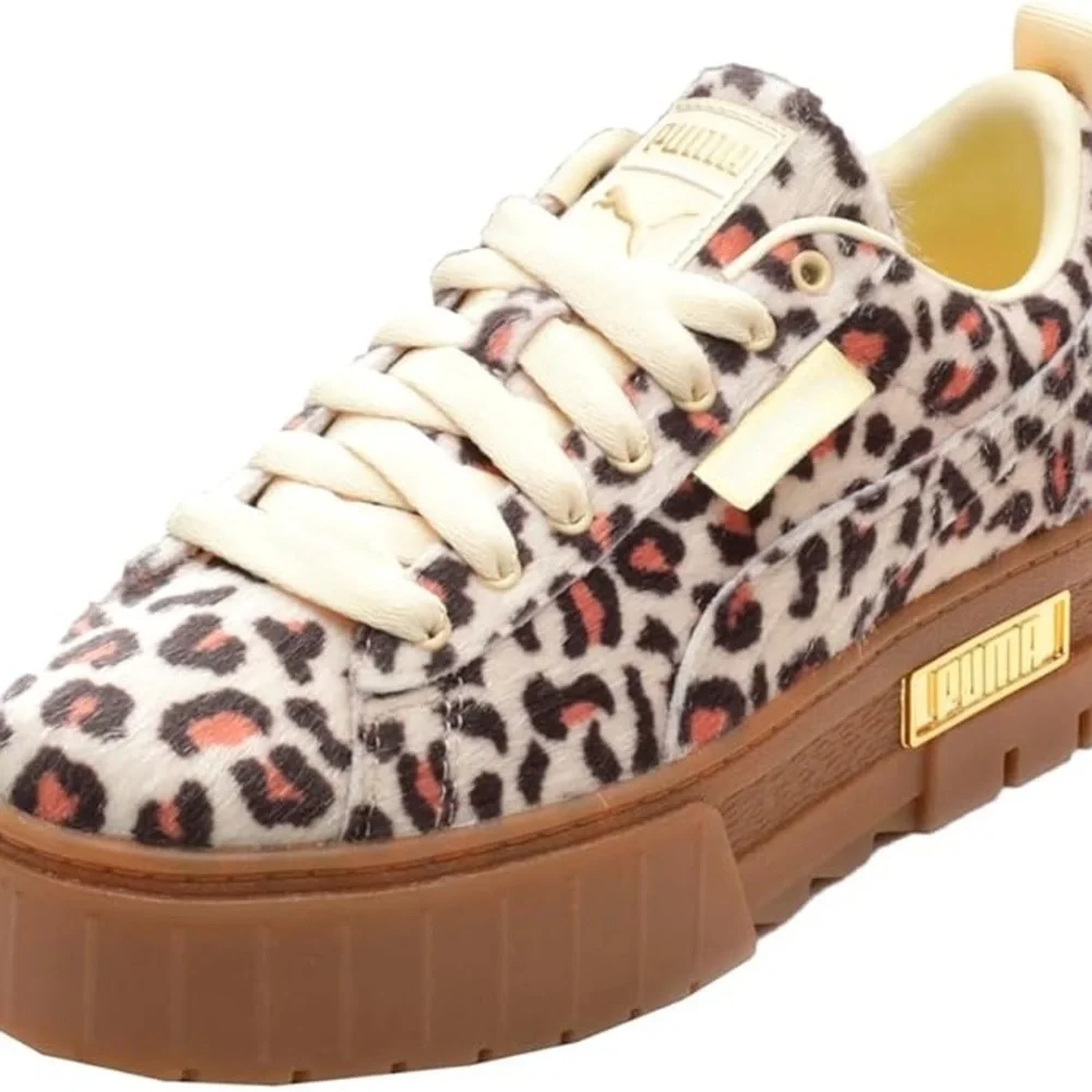 Puma Womens Mayze Leopard Platform Sneakers Shoes Casual Size:7.5