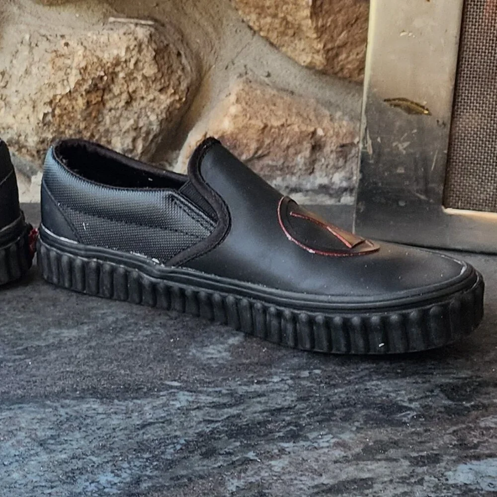 Marvel vans black