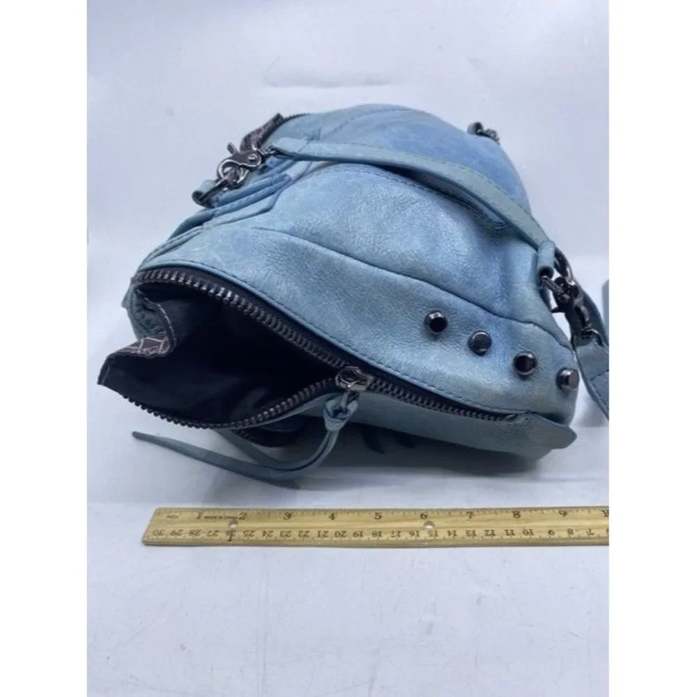 Botkier blue leather
