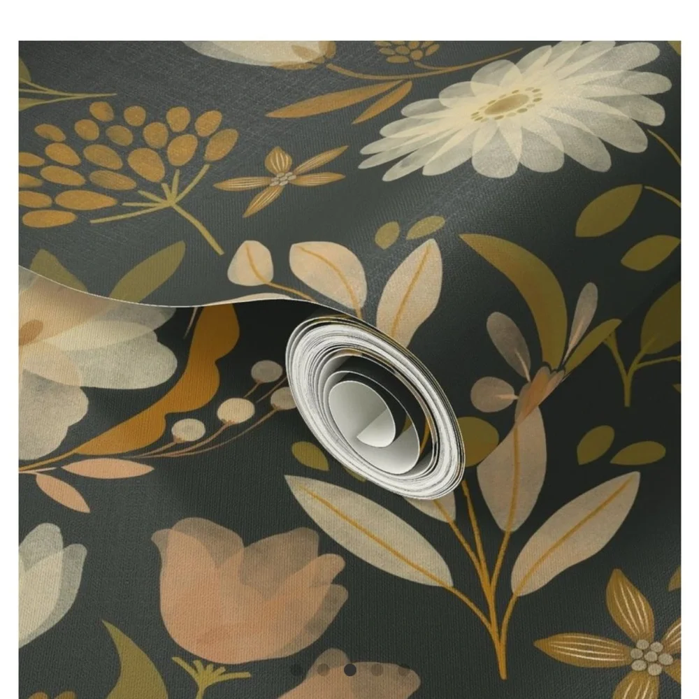 Spoonflower vintage garden