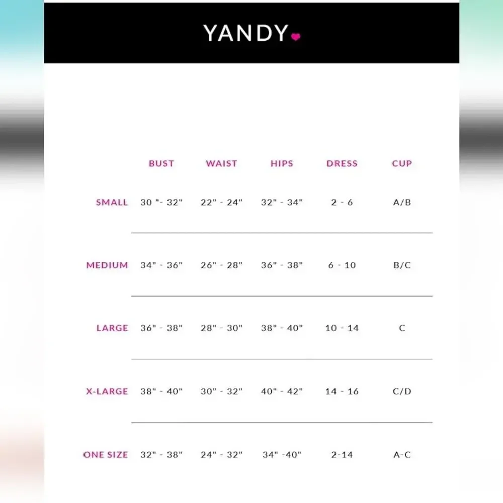 Yandy red applique
