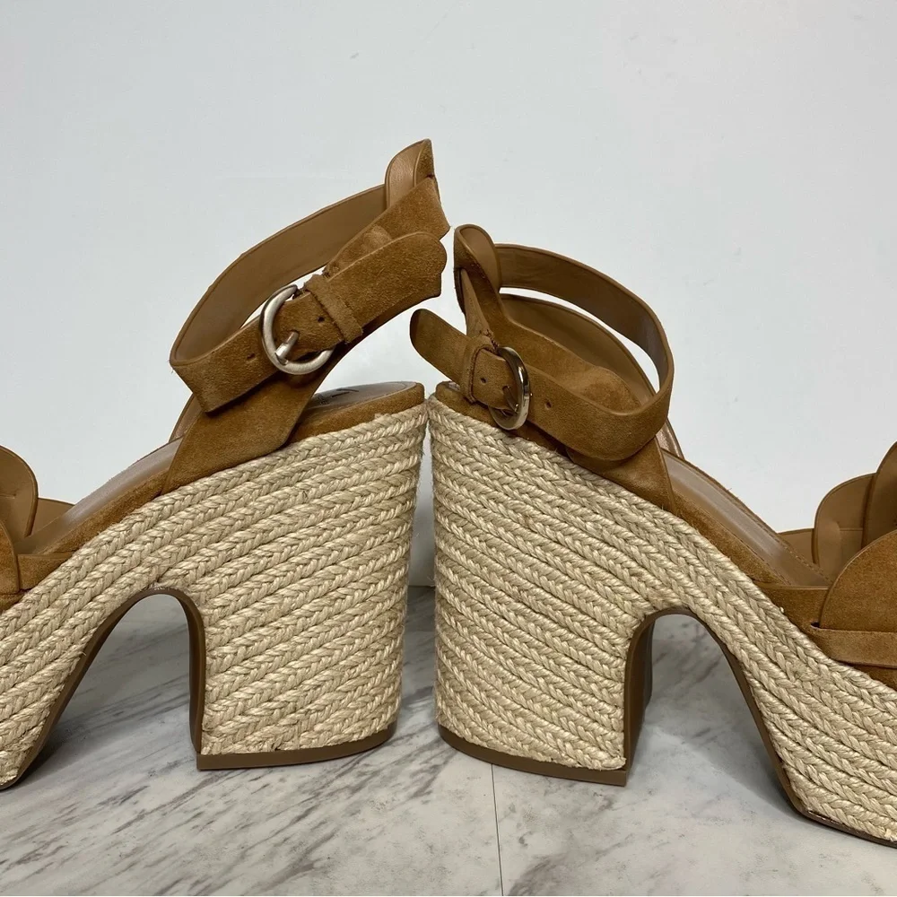 Marc Fisher sandals vary heel