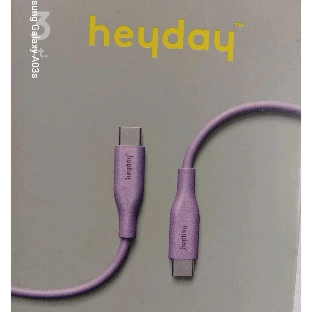 Heyday 3ft USB-C to USB-C Cable – Fast and Durable Charging