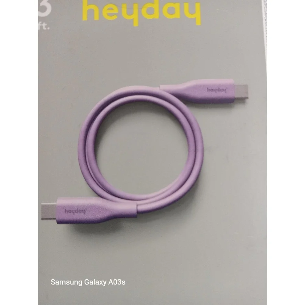 Heyday 3ft USB-C to USB-C Cable – Fast and Durable Charging