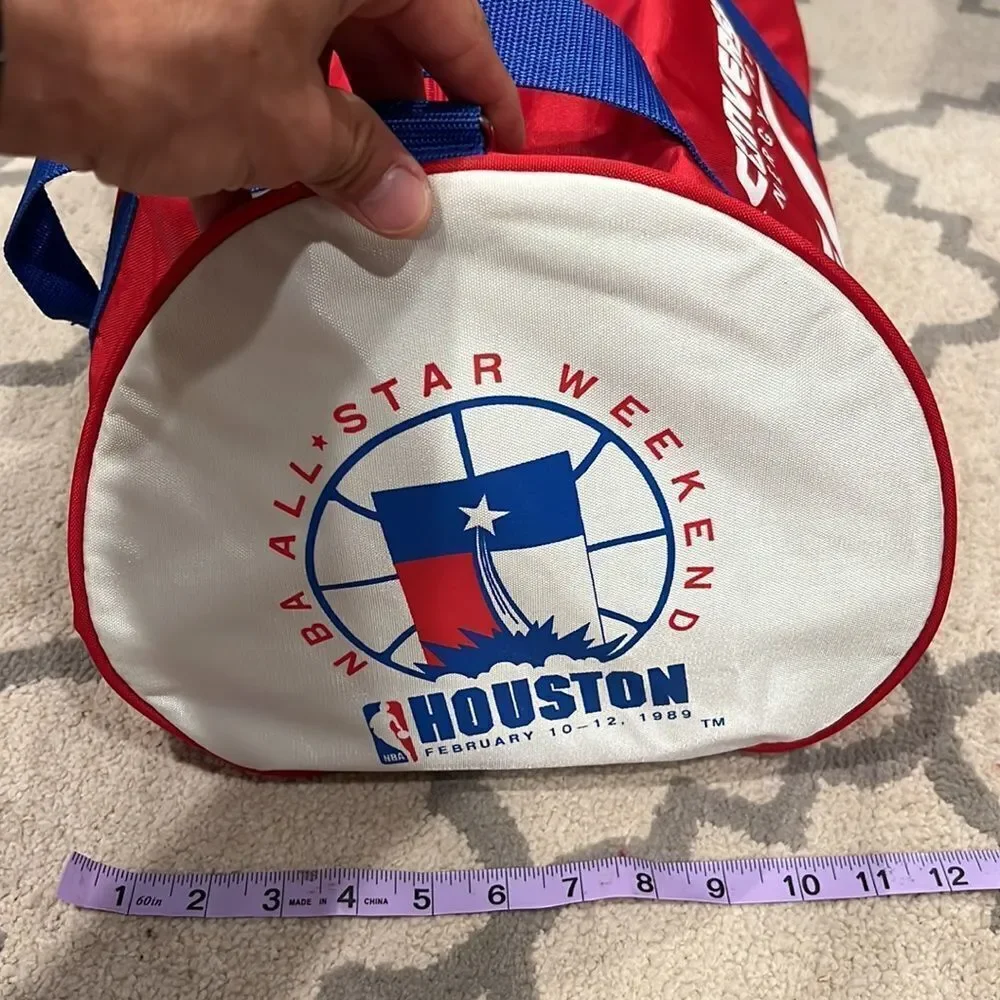 Converse NBA ALL STAR Weekend HOUSTON February 10-12 1989 Duffel Bag KARL MALONE