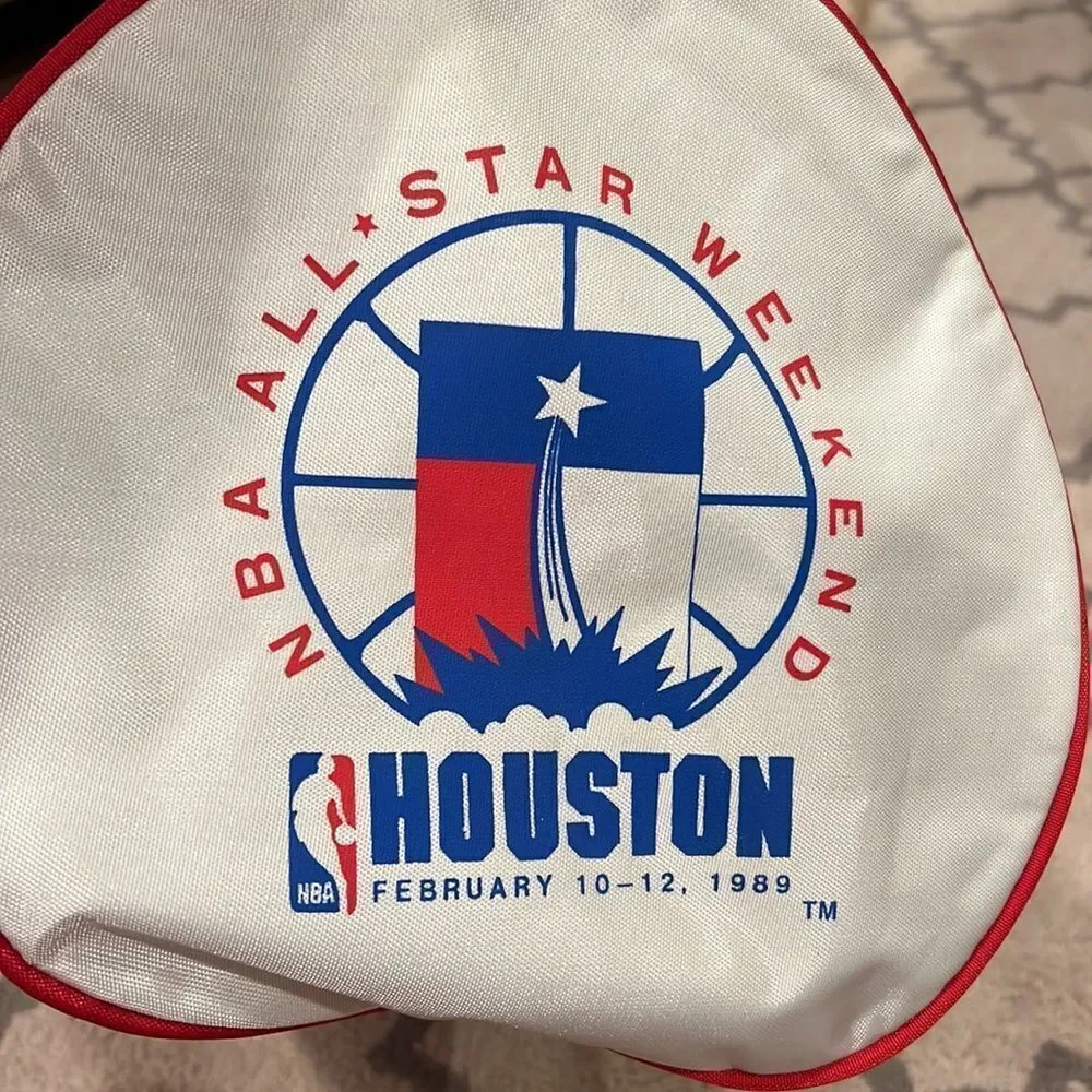 Converse NBA ALL STAR Weekend HOUSTON February 10-12 1989 Duffel Bag KARL MALONE
