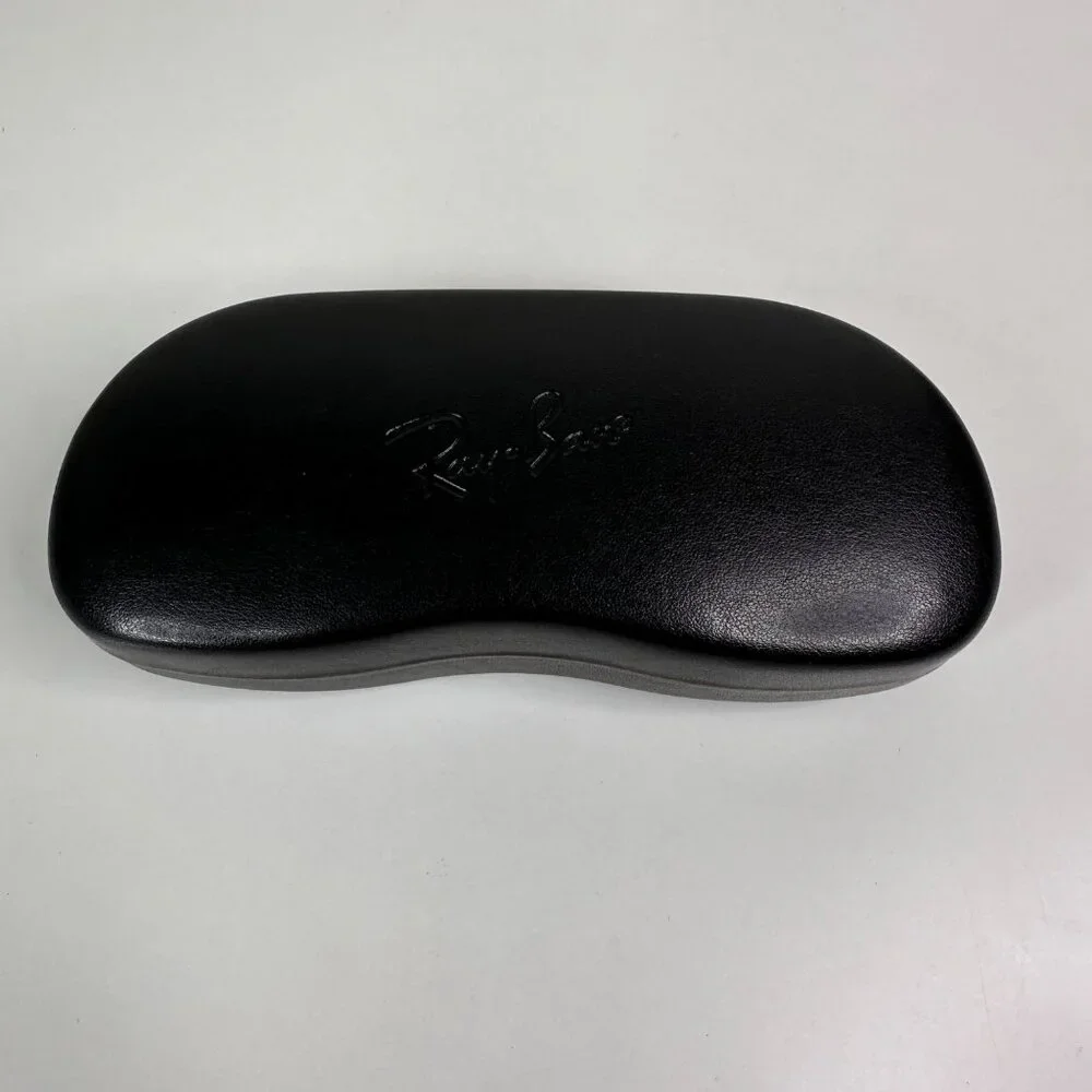 Rayban Hard Shell Black Flip Top Clam Shell Glasses or Sunglasses Case