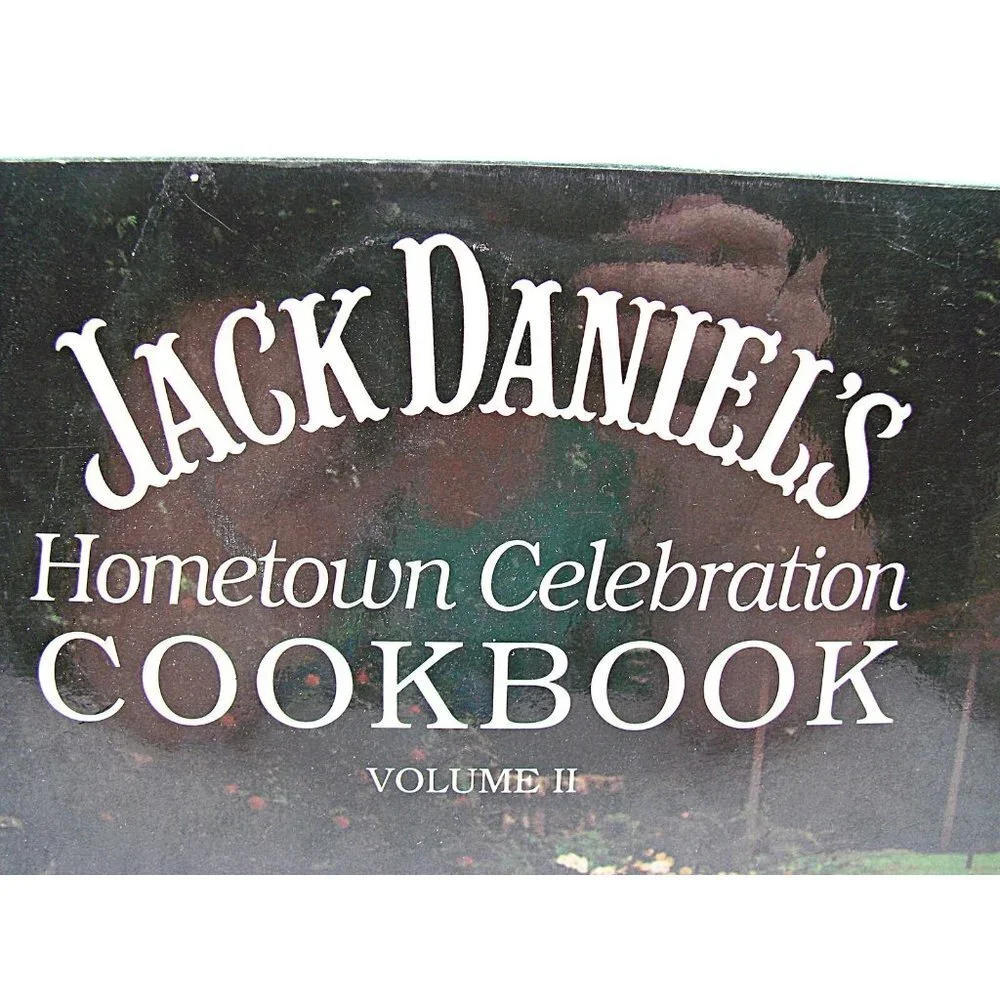Autographed 1990 Jack Daniels Cookbook Signed Niece Volume II Hardcover Vintage