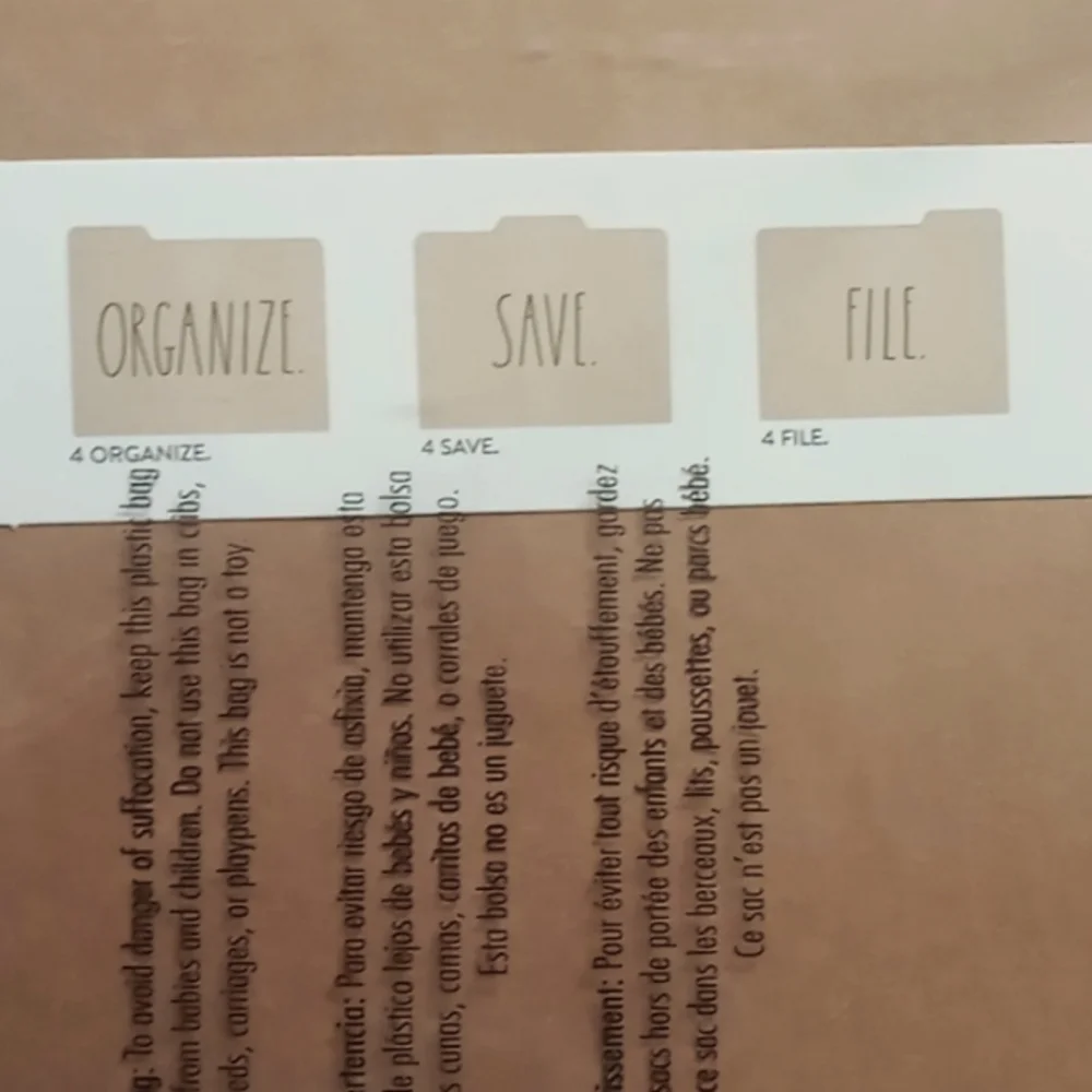 Rae Dunn File Folders