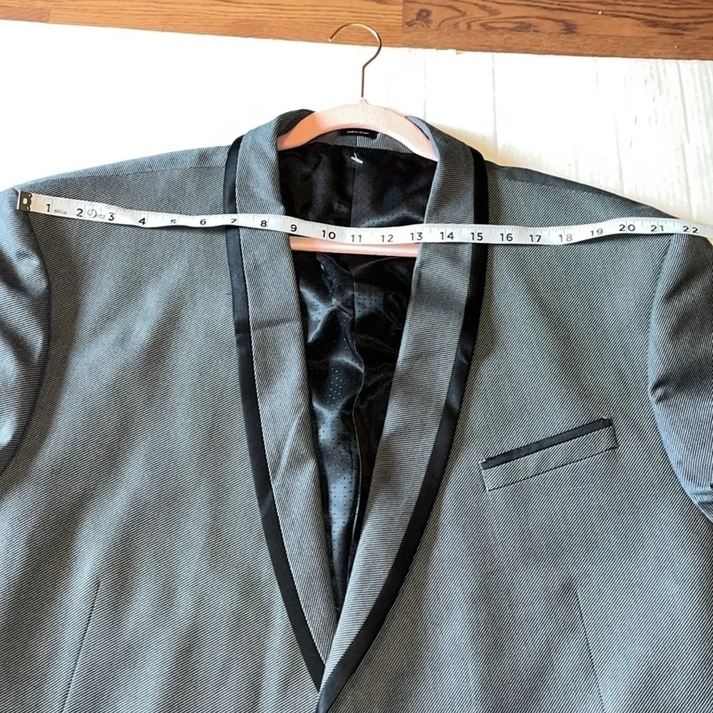 NWT-J.Ferrar-Big& tall-52 REG-silver twill-Evening edition-sports coat/jacket.
