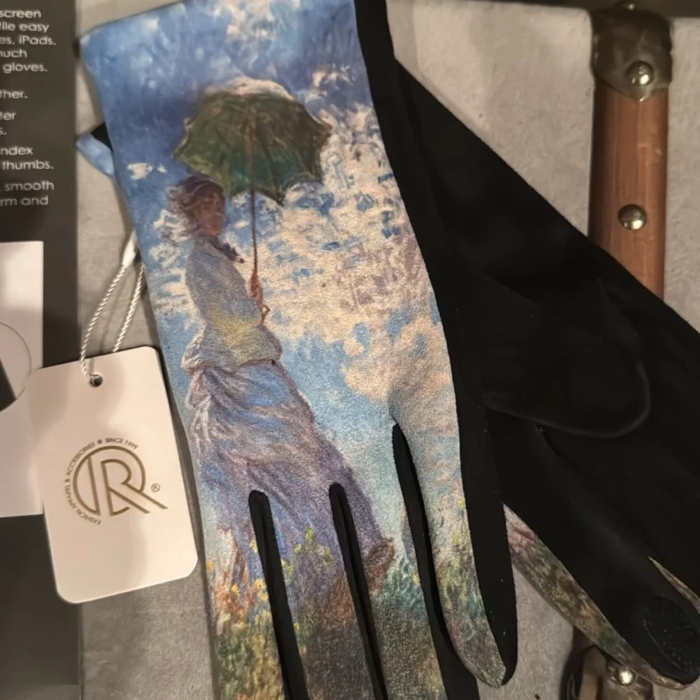 Winter Touch Screen Gloves with Artistic Design