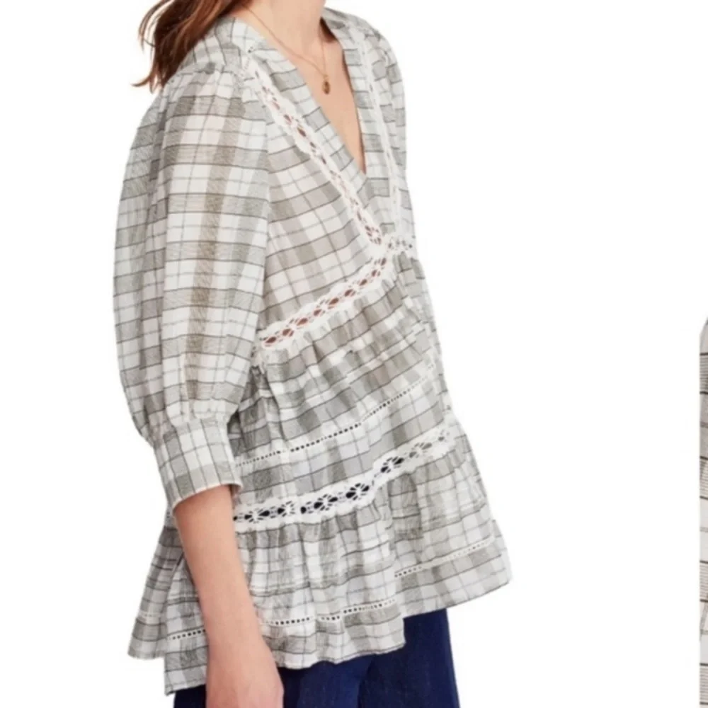 Free People Time Out Lace Tunic Size S