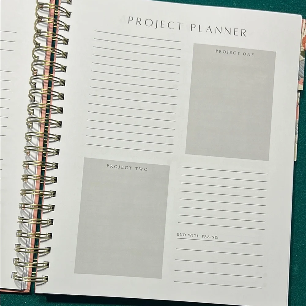 Daily Dashboard Planner Q1 2025