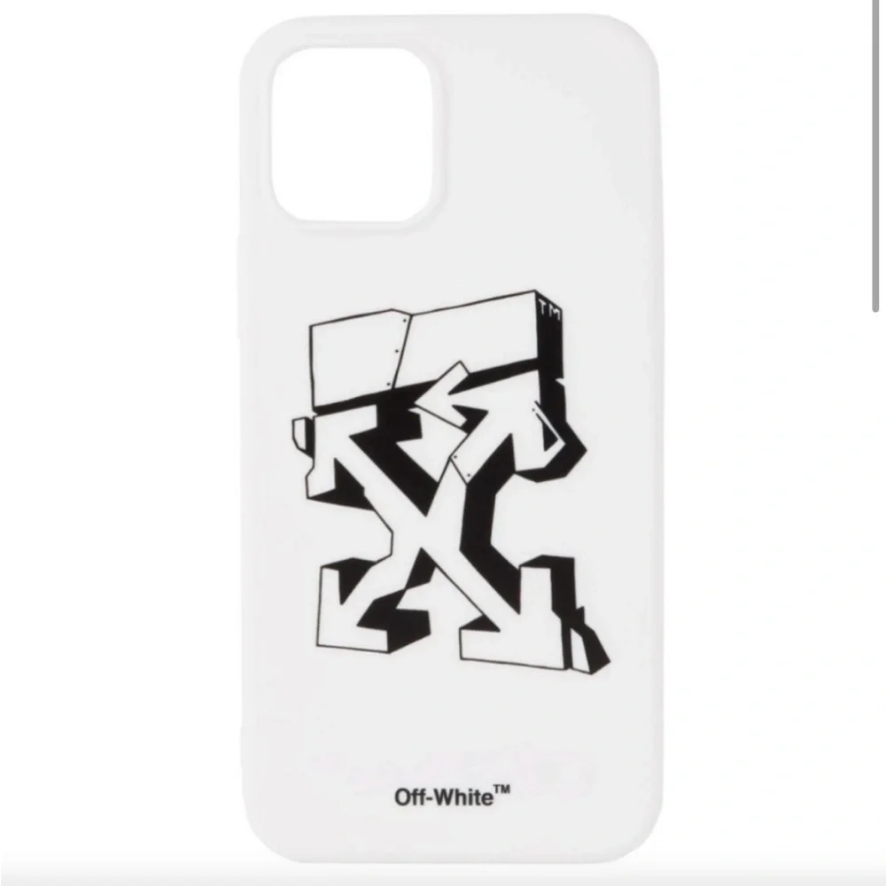 Off White Designer IPhone Case For 12 Pro Black And White Arrow Logo New In Box