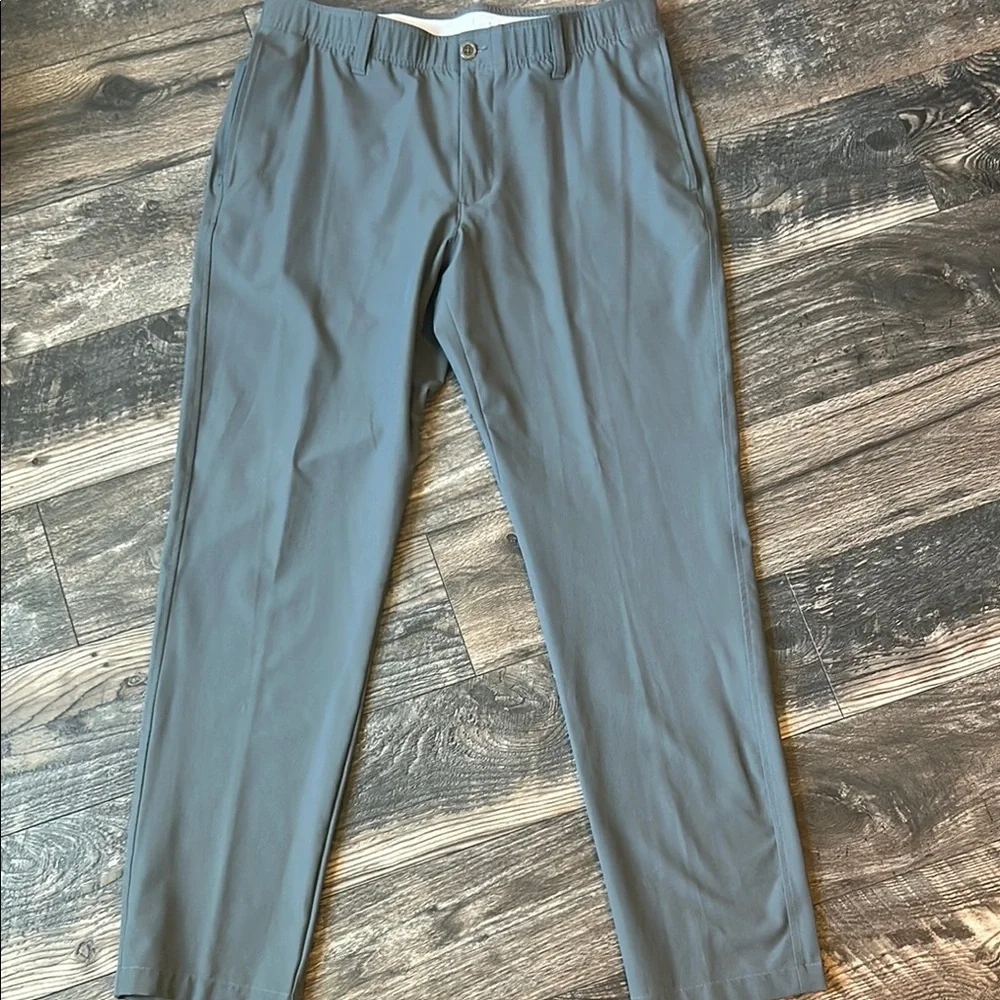 Under Armour Men's Gray Tech Golf Pants 36x32 Style 13777301