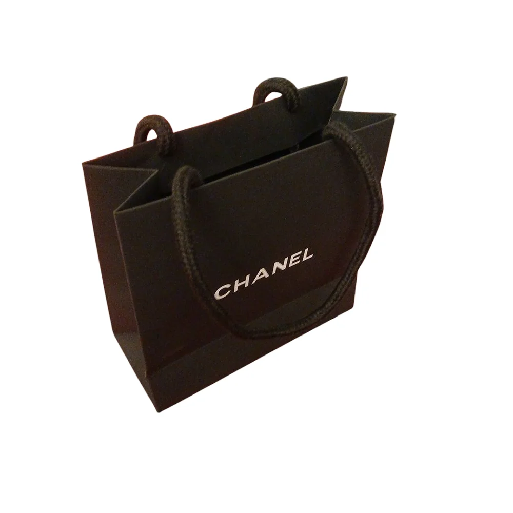 CHANEL black shopping