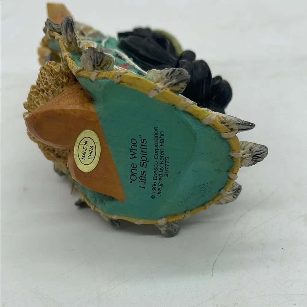 Enesco Friends of the Feather Indian With Eagle Fetish Figurine