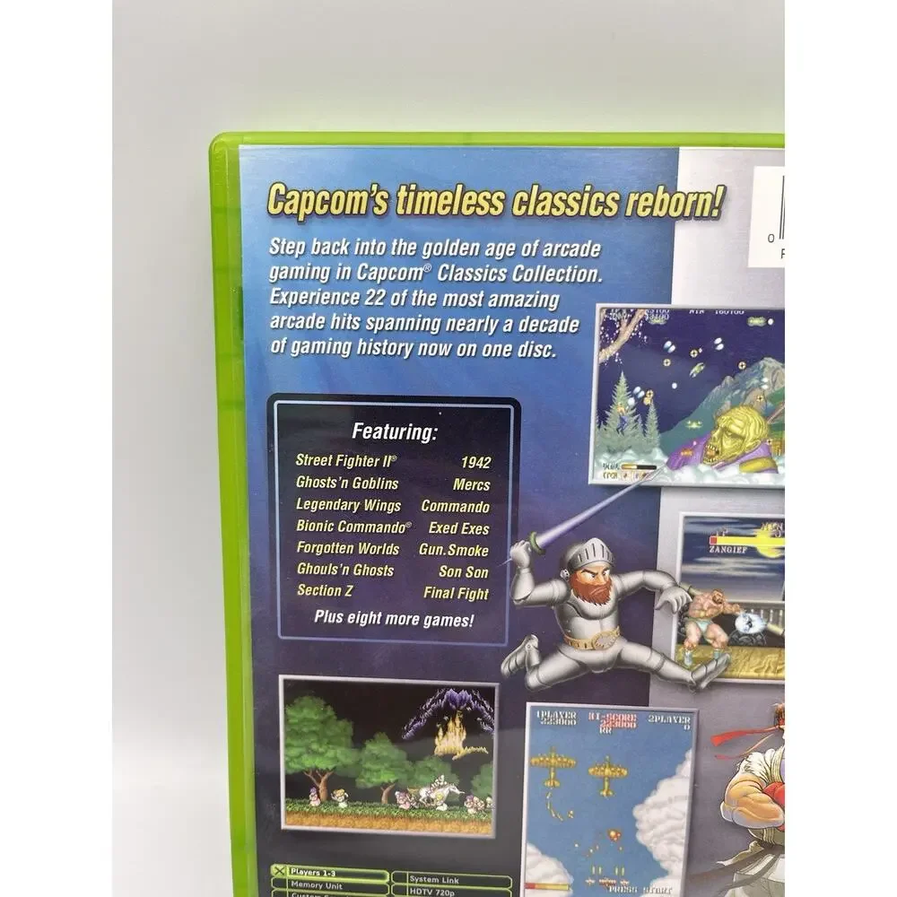 Capcom Classics Collection - Microsoft Xbox Complete Tested Authentic