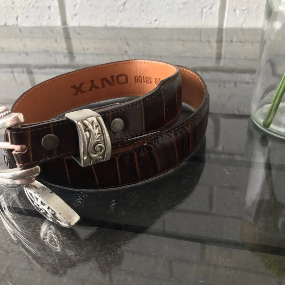 Onyx silver plated