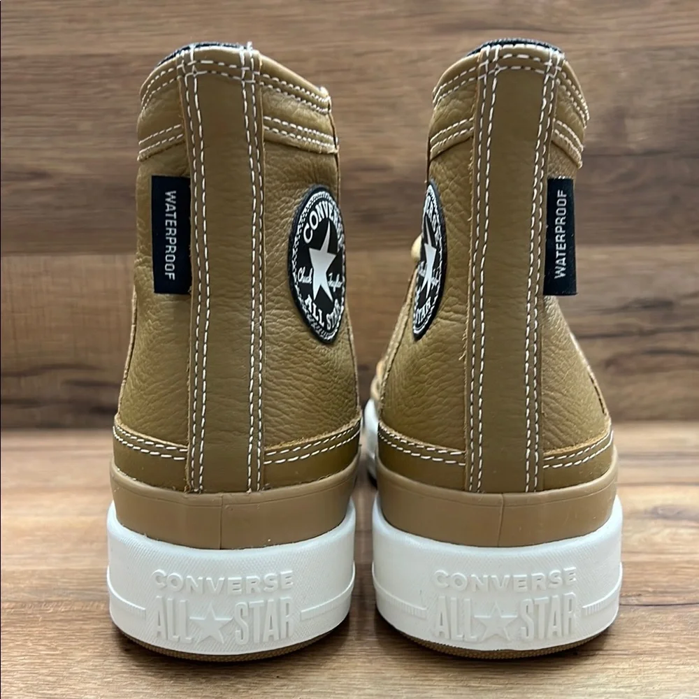 Converse Tan High-Top Sneakers