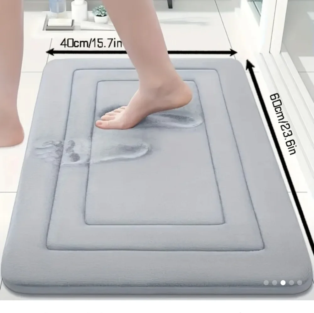 Gray Bath Mat