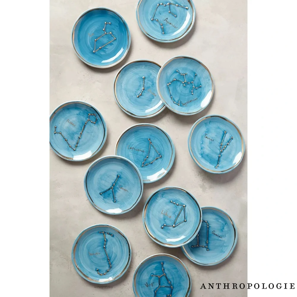Anthropologie Star Sign Trinket Dish in Aquarius