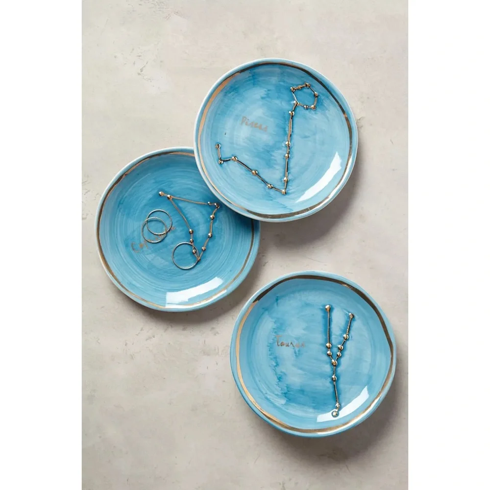 Anthropologie Star Sign Trinket Dish in Aquarius