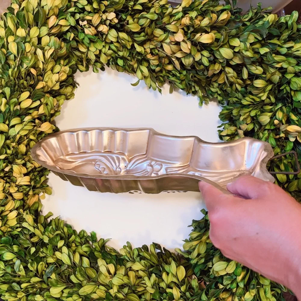 Vintage 1950's Copper Jello Mold Fish-Shaped Baking Mold