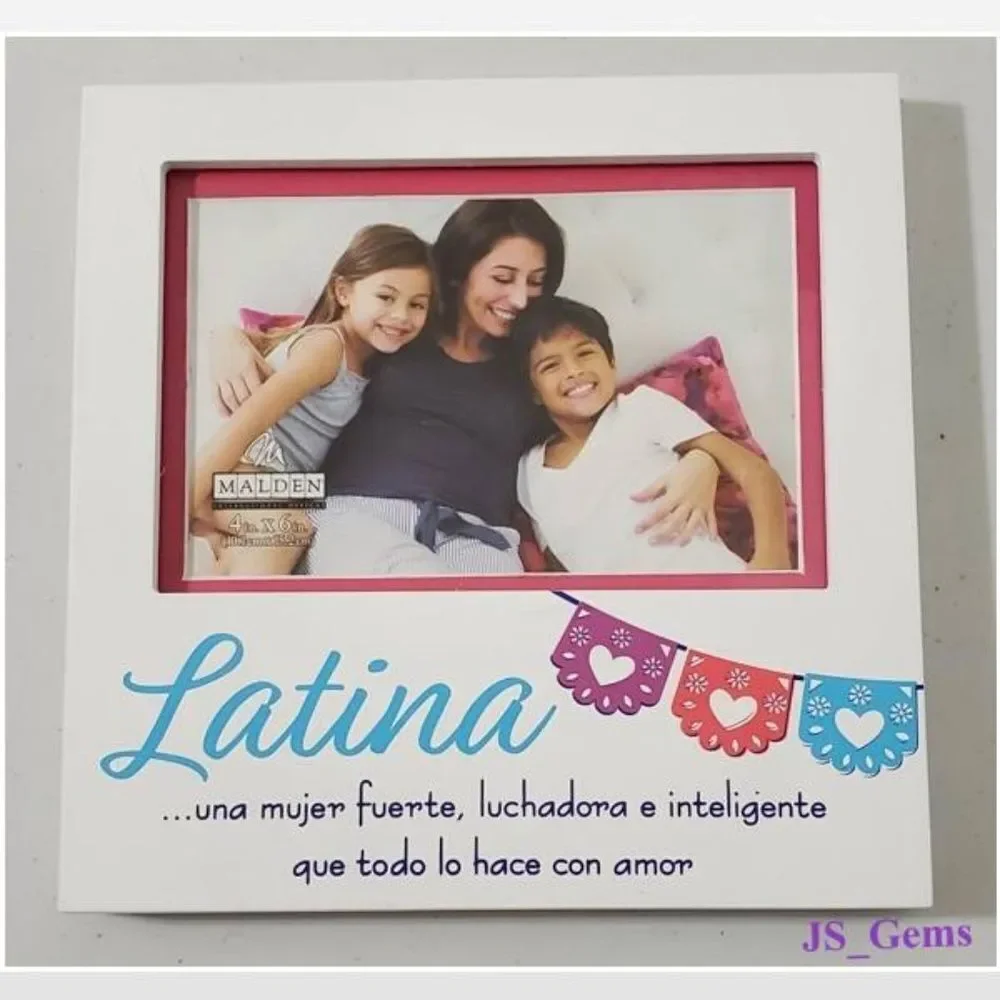 New Latina White 4X6 Picture Frame