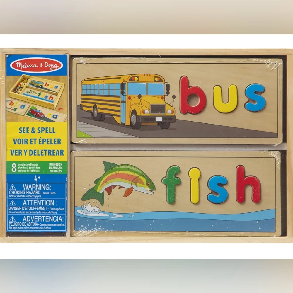 Melissa & Doug See & Spell Wooden Set